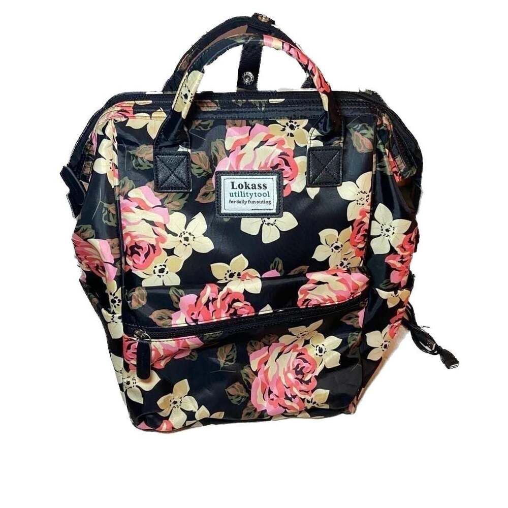 LOKASS Travel Laptop Backpack with USB Charging Port